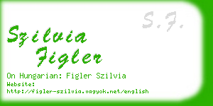 szilvia figler business card